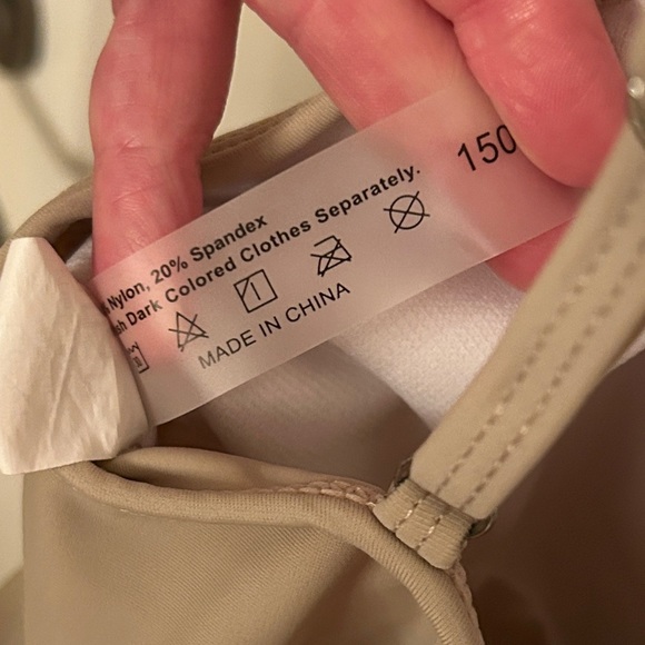 SHEIN Beige Spaghetti Strap Bathing Suit - Picture 5 of 5